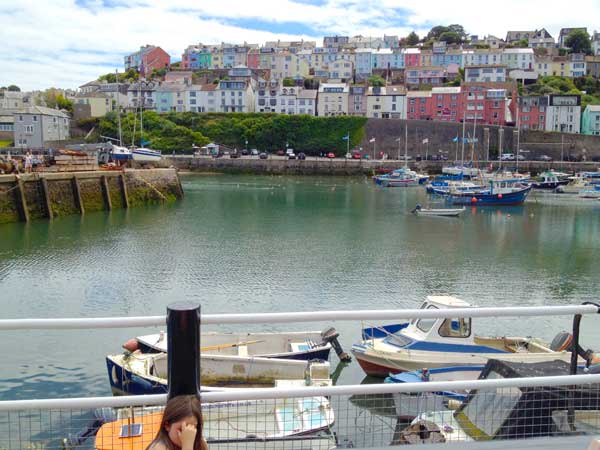 Office view of Brixham Harbour.